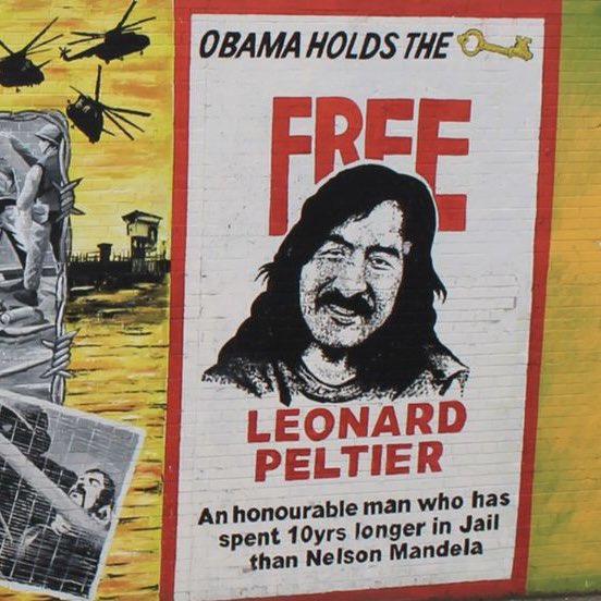 Leonard Peltier is going home after 50 years in Jail.

In 1981, he fasted for forty days in solidarity with the Hunger Strikers.

“Our suffering, our fasting and our struggling links us together with a common bond. That is why I say to you, there in Ireland, you are my relatives”