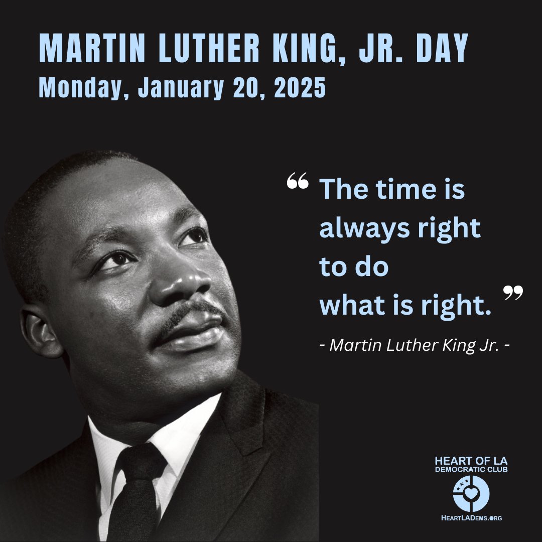 Today, we honor the life and legacy of Dr. Martin Luther King, Jr. His dream of a world where Black Americans, and all marginalized communities, are equal. Let’s use this day to reflect, take action, and carry forward his vision of equity and justice. 
#MLKDay #MartinLutherKingJr