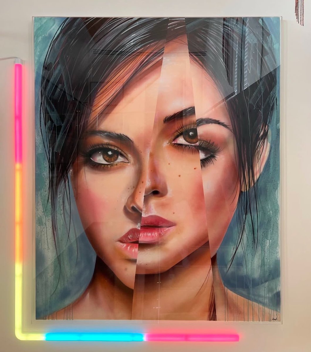 Two sides, one story. Art that reflects the complexity of perspective. #Layers #VisualVibes