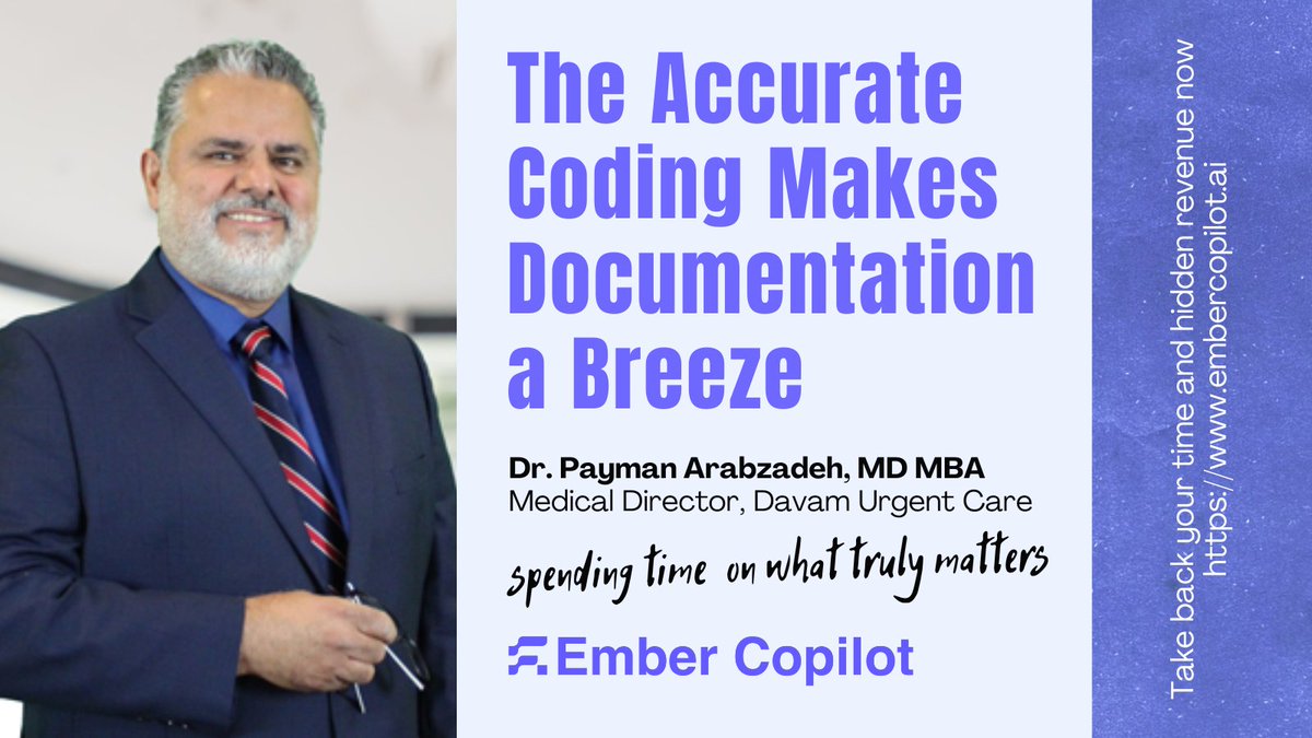 ✨See What Doctors Are Saying About Ember Copilot! ✨

Discover how healthcare professionals are transforming their practices with the power of Ember Copilot.

"As a physician, documentation has always been a necessary but time-consuming part of my day. Since incorporating Ember
