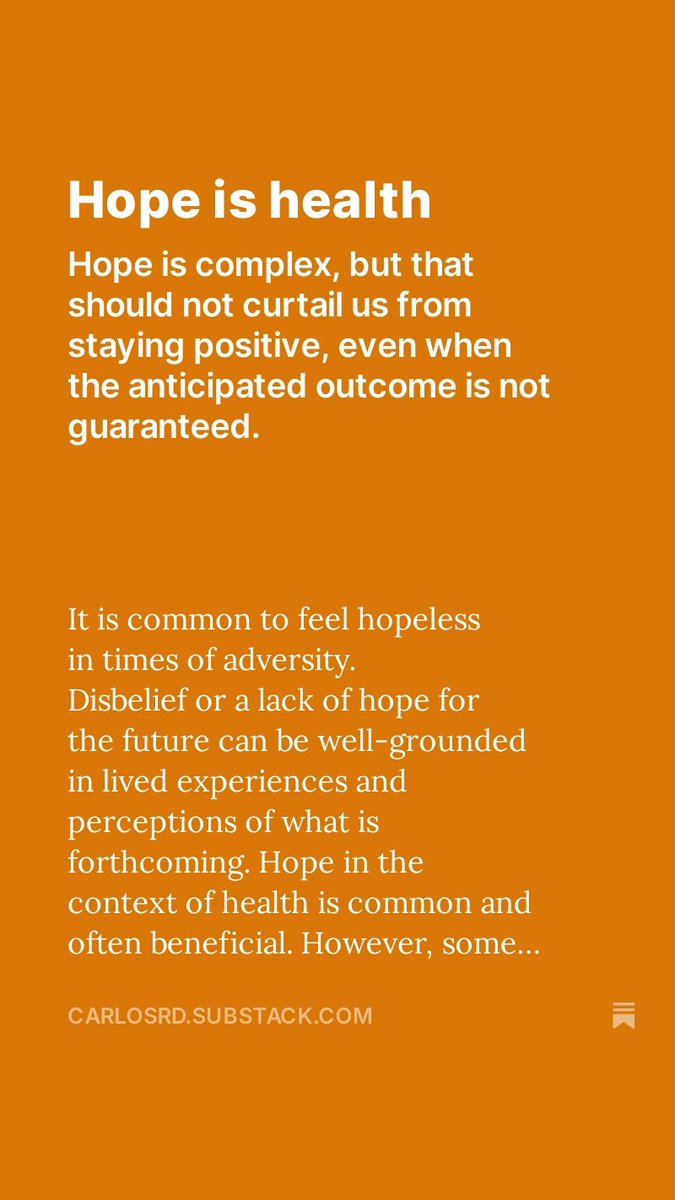 New in the Academic Activist: Many things can be taken from us, but hope. With hope, we can achieve health for all. #Hope #Health #AcademicActivist