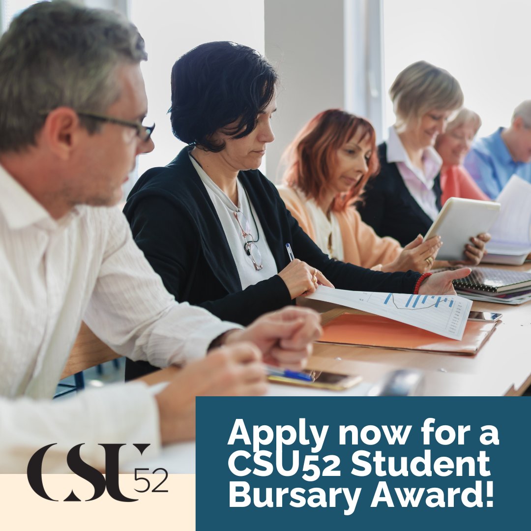 Did you know that eligible dependents of CSU 52 Members in Good Standing can receive student bursary awards up to a lifetime maximum of $2,000? The amount of the bursary is determined by the amount of tuition and the length of service of the CSU 52 Member.  Don’t hesitate to
