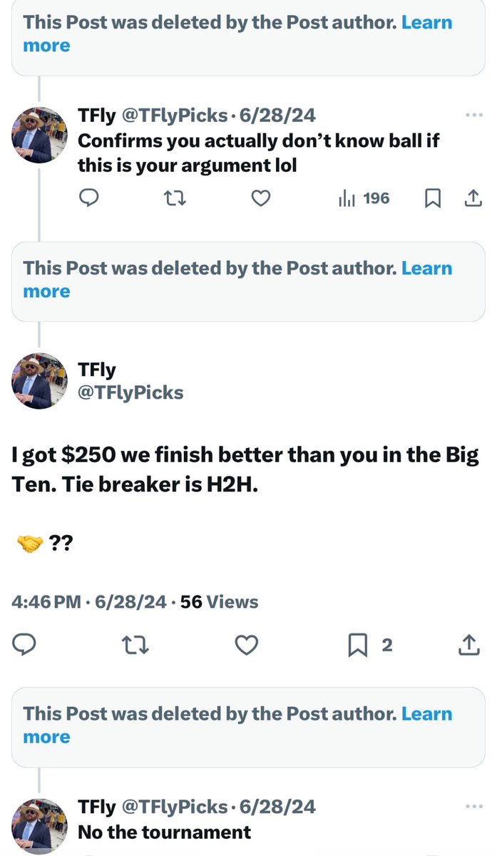 TFlyPicks's tweet photo. Lmaoooo did you really delete your tweets??? @TreyKnowsBall classic IU scumbag  😂😂 8 games into conference play &amp; trying to get out of a $250 bet. Seasons not over!!

Do you claim this guy??? @AssemblyCall @W_B_Rick 

@home0wner @BoilerBurner1 https://t.co/Ta2PVLRR4U