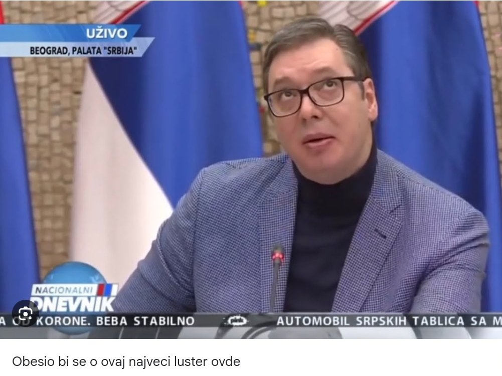 temjana's tweet photo. Само лустер Србију спасава! https://t.co/qH7zzBahlp