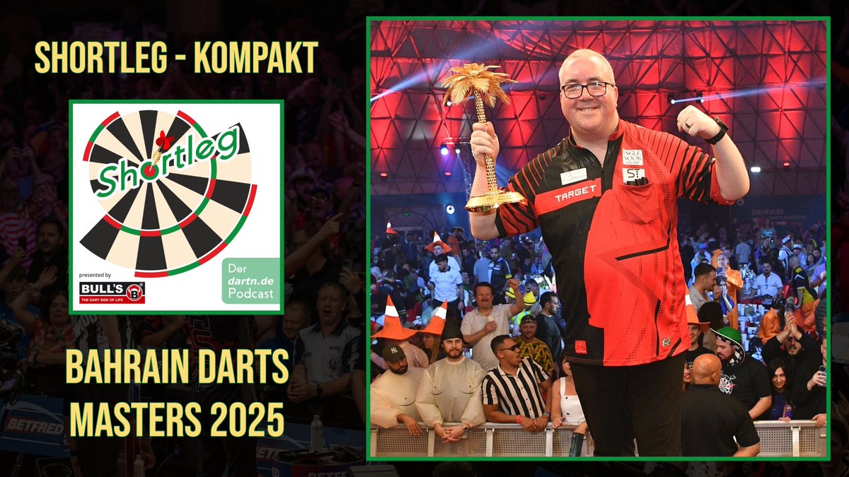 dartn.de Dart News (@dartn_de) on Twitter photo +++ SHORTLEG - BAHRAIN DARTS MASTERS +++
🌴 Bunting gewinnt goldene Palme
🏹 Greaves brilliert bei Challenge-Tour-Auftakt
🇨🇭 Auch Bellmont top
🎙️: <a href="/singlebulldarts/">Moritz Käthner</a> & <a href="/ScherpDarts/">Benni Scherp</a>
➡️: youtu.be/axA20-pfJVM sowie auf allen Podcatchern
#darts #dartzn #shortleg #podcast +++ SHORTLEG - BAHRAIN DARTS MASTERS +++
🌴 Bunting gewinnt goldene Palme
🏹 Greaves brilliert bei Challenge-Tour-Auftakt
🇨🇭 Auch Bellmont top
🎙️: <a href="/singlebulldarts/">Moritz Käthner</a> & <a href="/ScherpDarts/">Benni Scherp</a>
➡️: youtu.be/axA20-pfJVM sowie auf allen Podcatchern
#darts #dartzn #shortleg #podcast