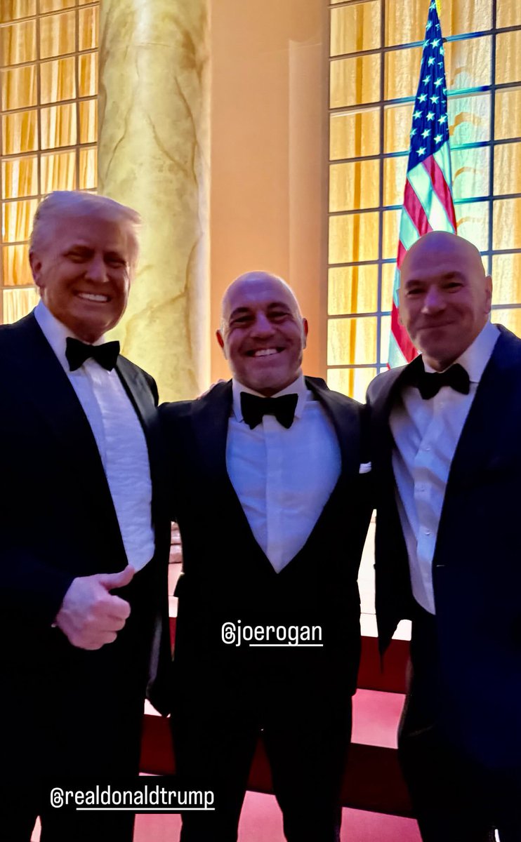 itswpceo's tweet image. Donald Trump x Joe Rogan x Dana White 🤝🇺🇸