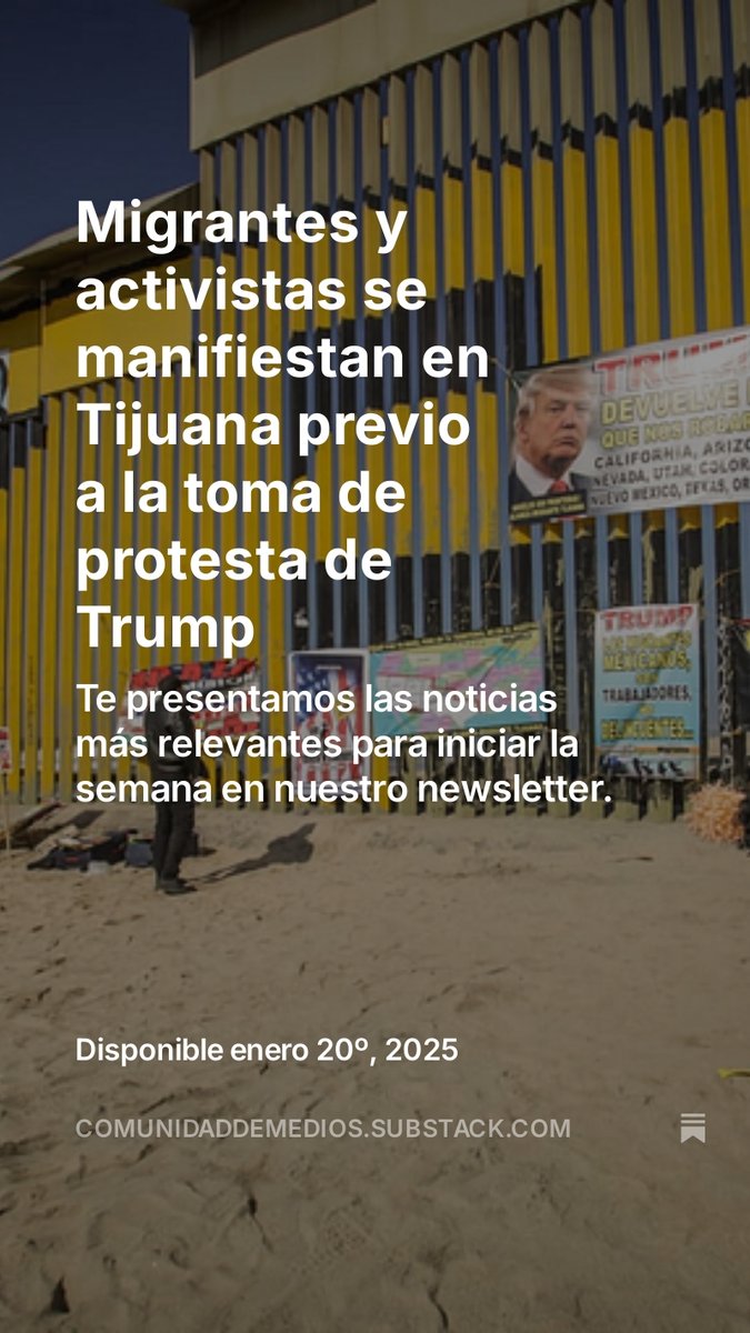 Les invitamos a leer nuestro newsletter semanal con la mejor información de nuestras plataformas 

#SomosComunidad