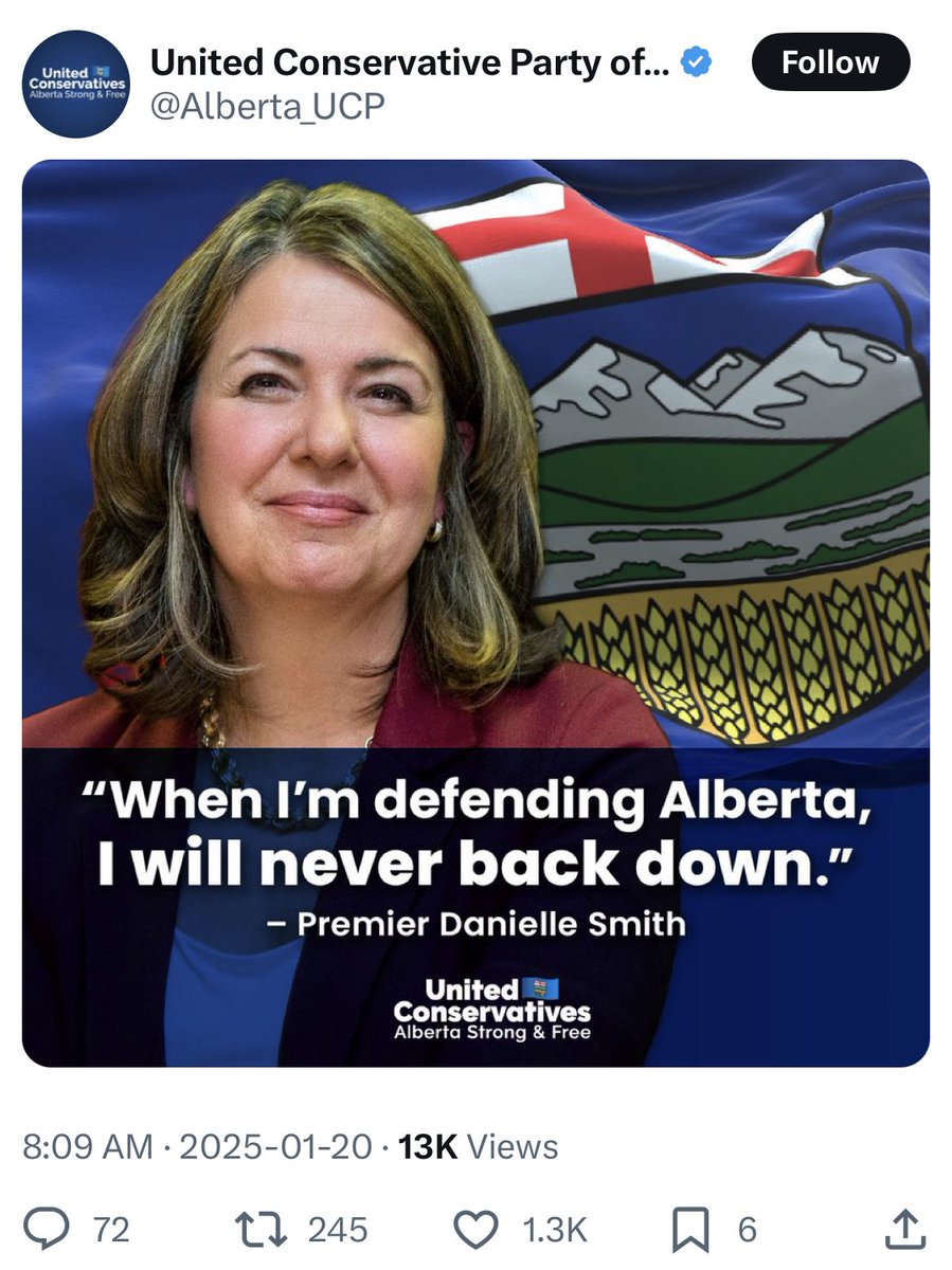 JasonOnTheDrums's tweet photo. #Ableg

"Defending Alberta" should mean standing up for family farms, industrial &amp; residential projects, and more.

Instead, Danielle Smith requested a special exemption solely for O&amp;G

She wasn’t acting as a leader “defending Alberta” —she was a lobbyist prioritizing O&amp;G profits https://t.co/LfWi8BTe5P