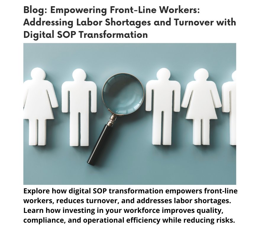 Labor shortages &amp; turnover are straining industries. Digital SOP transformation can streamline training, improve quality, &amp; reduce the gap before it grows wider. 🚀
👉 Read the blog:zendelity.com/blog/empowerin…

#LaborShortages #DigitalTransformation #SOPCompliance