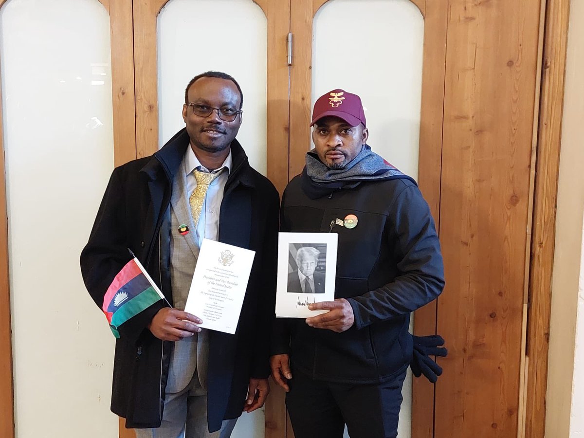 BRGIEinfoMinist's tweet photo. I’M OFFICIALLY UNVEILING THE BIAFRA GOVERNMENT BRGIE official Ticket Represented by BRGIE APM @biafralionfc to the Swearing-IN of Donald Trump.
I’m doing it at the Right Time just like my PM @simon_ekpa
BRGIE APM WAS OFFICIALLY INVITED TO TO DONALD TRUMP’s SWEARING-IN TO REPRESENT BIAFRA GOVERNMENT that just declared the restoration of independence with 517 Delegates that appended their signatures to make this a living document @biafralionfc @EGerasouli35992 @Biafra_Govt @imc @mrubin1971