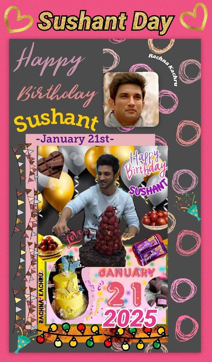 KachruRachna's tweet image. To Beloved #SushantSinghRajput𓃵 My Brightest Star in Heaven,Your Memory Brings Happiness &amp;amp; Tears,but Today,it Brings Love and Celebration.
Happy Heavenly Birthday Our Rarest of Rare GEM💎💫🦋🫂
#SushantMoon2025

Sushant Day  ❤️

@IExist__Still @keesain99 @Binapanchal2501 @DSHBC3