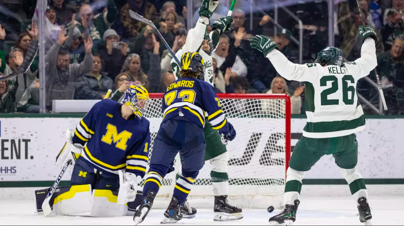 USCHO.com on X: &ldquo;Monday 10: Michigan, Michigan State split latest 