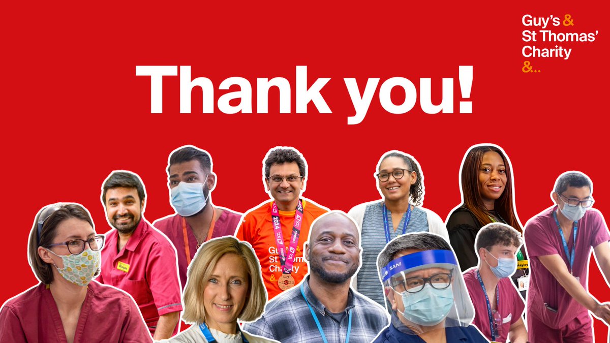 Guy’s & St Thomas’ Charity (@gsttcharity) on Twitter photo We want to start off the week by acknowledging the remarkable <a href="/GSTTnhs/">Guy's and St Thomas'</a> teams for their unwavering dedication through the tough winter months.
Every day, they put patients at the heart of what they do. Thank you to every team member!
Show your support: gsttcharity.org.uk/donate/ We want to start off the week by acknowledging the remarkable <a href="/GSTTnhs/">Guy's and St Thomas'</a> teams for their unwavering dedication through the tough winter months.
Every day, they put patients at the heart of what they do. Thank you to every team member!
Show your support: gsttcharity.org.uk/donate/