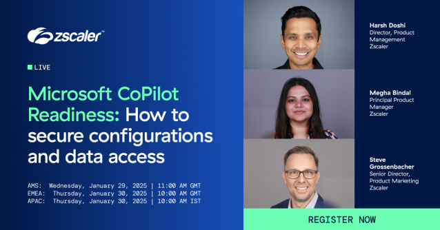ismaileceonnet's tweet photo. Understanding Microsoft Copilot: Security and Configurations |Learn all about securing data in Microsoft 365 Copilot in Zscaler’s latest expert-led webinar. Register here: https://t.co/vtyNABBqmR https://t.co/r0SyWc8yON