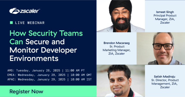 ismaileceonnet's tweet photo. Learn how security teams secure and monitor development environments by integrating SSL/TLS inspection with developer tools in our latest webinar, hosted by Zscaler experts. Register here to learn more: https://t.co/oXIabHz0fv https://t.co/zTv9v68i3v