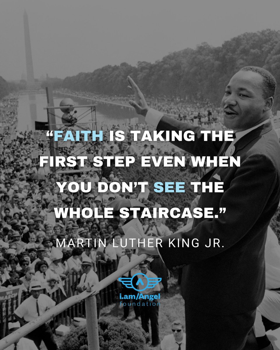 As we honor Dr. King’s legacy, let’s be reminded that every bold action for change begins with a single step forward 💙