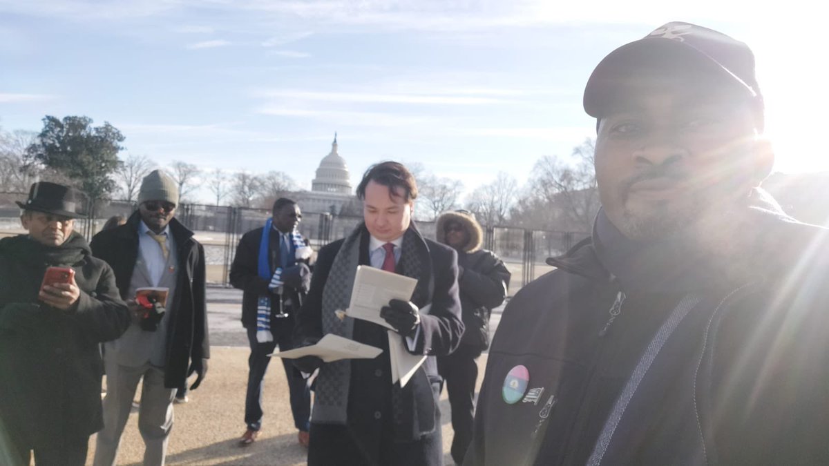 BRGIEinfoMinist's tweet photo. I’M OFFICIALLY UNVEILING THE BIAFRA GOVERNMENT BRGIE official Ticket Represented by BRGIE APM @biafralionfc to the Swearing-IN of Donald Trump.
I’m doing it at the Right Time just like my PM @simon_ekpa
BRGIE APM WAS OFFICIALLY INVITED TO TO DONALD TRUMP’s SWEARING-IN TO REPRESENT BIAFRA GOVERNMENT that just declared the restoration of independence with 517 Delegates that appended their signatures to make this a living document @biafralionfc @EGerasouli35992 @Biafra_Govt @imc @mrubin1971