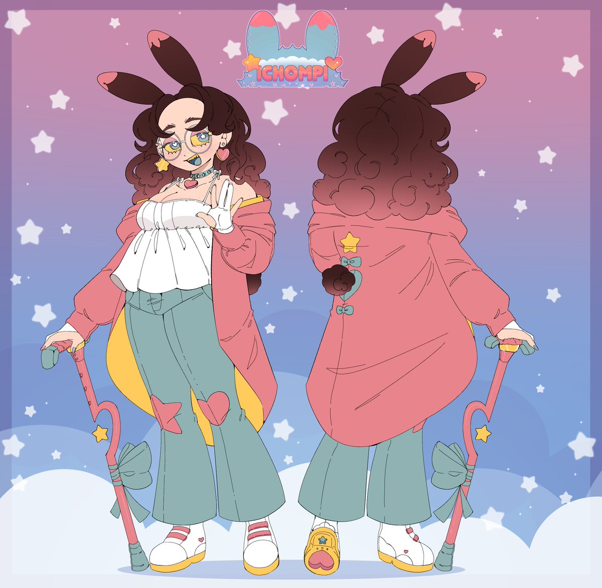 ichompi's tweet image. 💖WELCOME⭐️
hiya! my name is Chompi (Chomp-e)! I&apos;m an artist, #1 appy juice lover, and full time bunby who is here to make their silly little announcements!

I hope you will join me and my fellow juice lovers 🧃

⬇️SEE RELATED LINKS BELOW⬇️