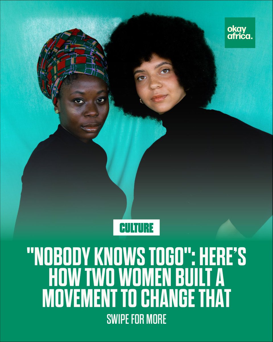 OkayAfrica's tweet photo. This duo at wants the world to recognize Togo more
✍🏽: @nelsoncj3
#togoyeye #togo #african #togolese #africanstories #okayafrica https://t.co/AiZPTqdgoT