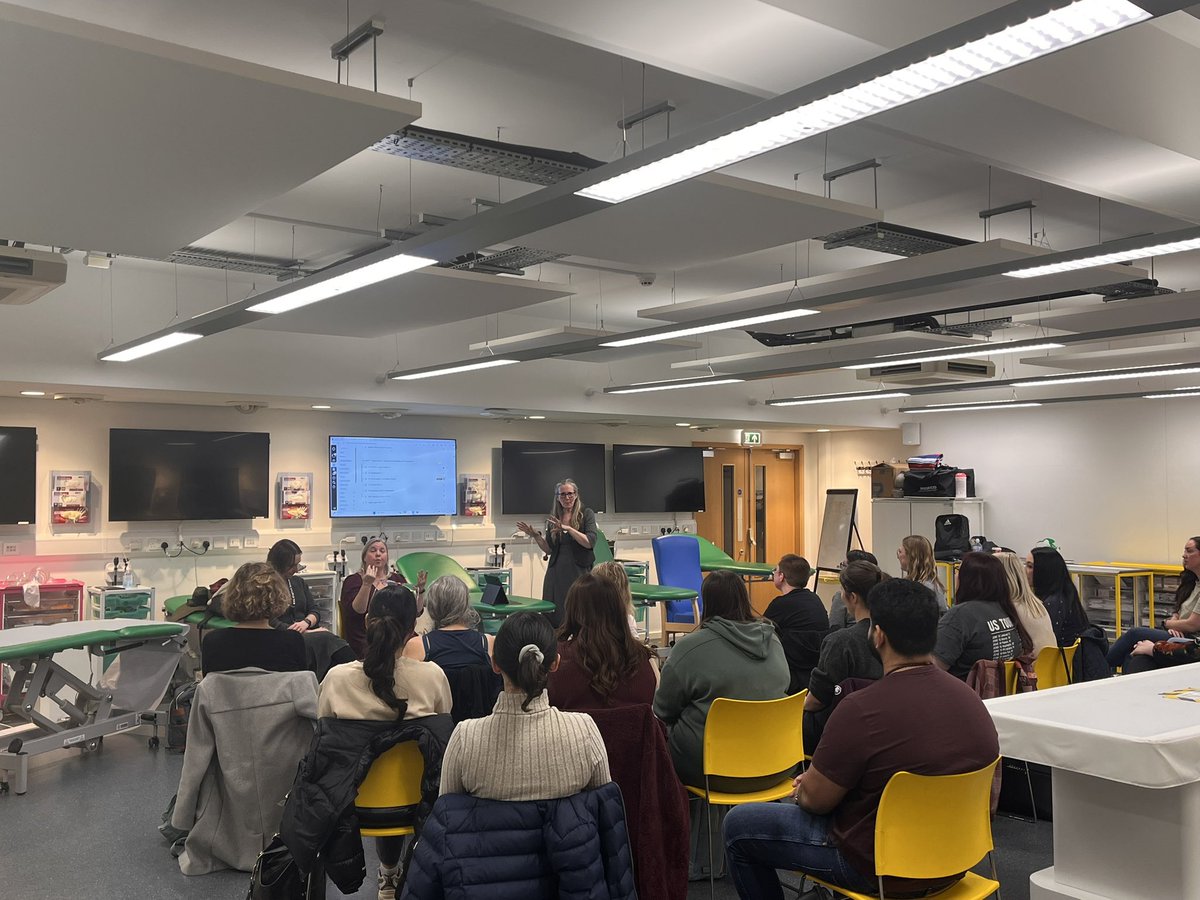 Welcome back to our BA British Sign Language and MA Interpreting students.  Happy New semester 🎉🙌🏾.  Dr Thaisa Hughes ends the first day with MA Healthcare module. Amazing medical lab facilities <a href="/wlv_uni/">University of Wolverhampton</a>