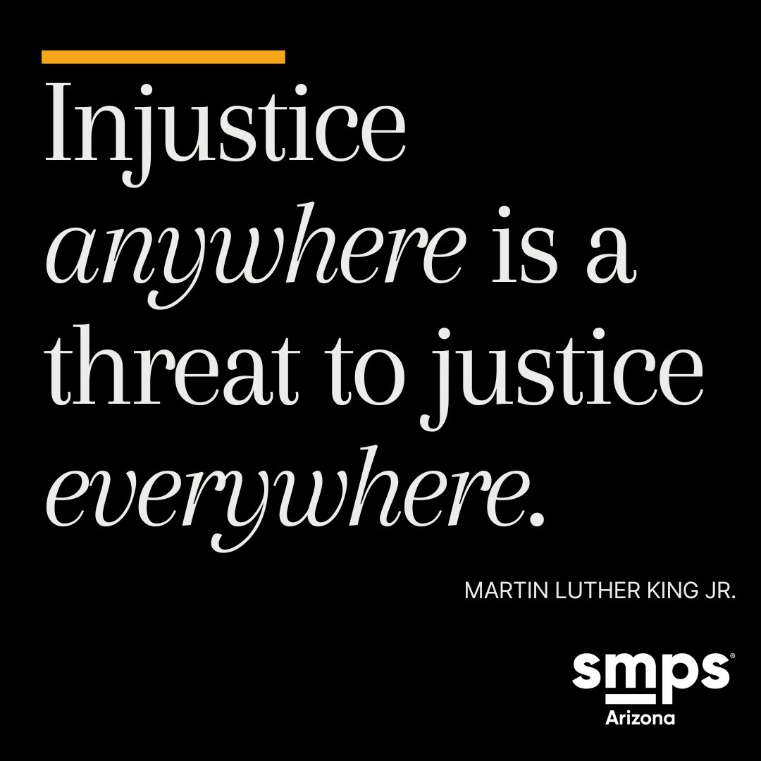 Today, we honor Dr. Martin Luther King Jr., a visionary for equality and unity. ✊ Let's reflect on his words and commit to building a more inclusive world. Together, we can realize his dream. 💙 #SMPSAZ #MLKDay #Unity #EqualityForAll #DrMartinLutherKingJr