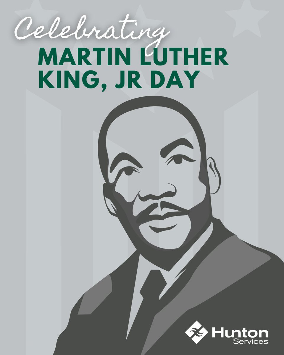 HuntonServices's tweet photo. Honoring Martin Luther King Jr.'s Legacy. His dream of equality continues to inspire. Let's reflect on love, peace, and a brighter future. #MLKDay #Inspiration https://t.co/JsV139q9oH