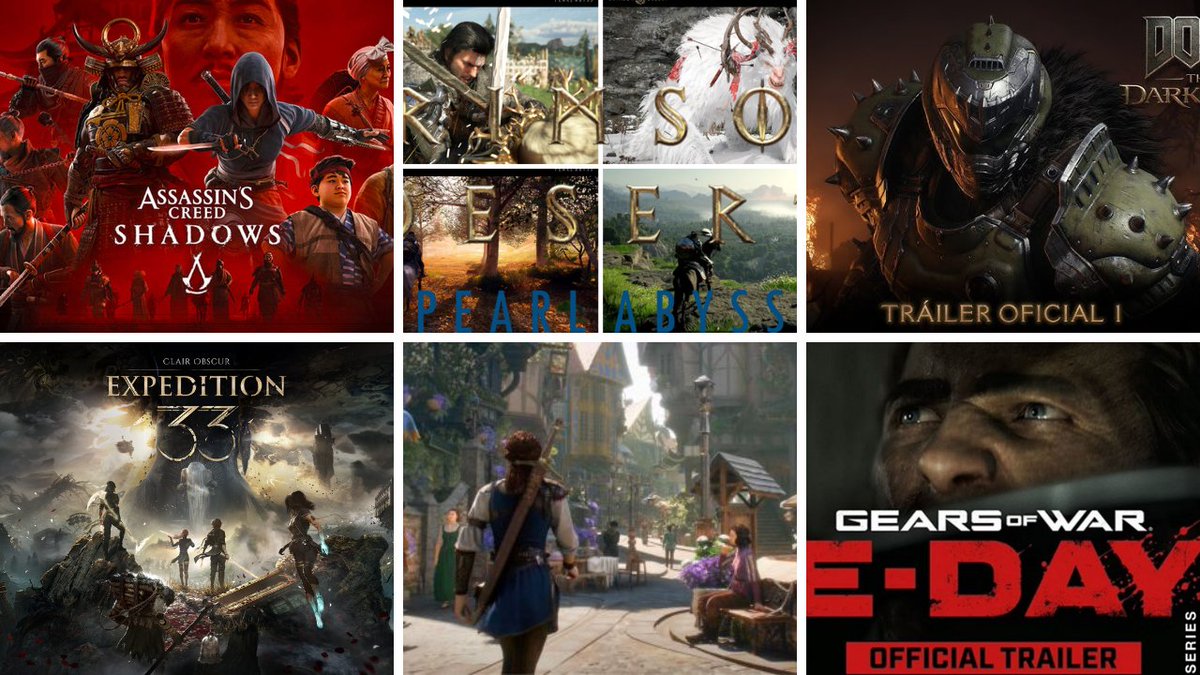 TestmoiJeuxVid's tweet photo. #AssassinsCreedShadows, #Borderlands4, #ClairObscurExpedition33, #CrimsonDesert, #DoomTheDarkAges, #DyingLightTheBeast, #EldenRingNightreign, #Fable4.

https://t.co/zK2dYFlJIC

#FatalFuryCityOfTheWolves, #Frostpunk2, #GearsOfWarEDay, #GTA6, #HollowKnightSilksong, #Judas... https://t.co/los8Q4yUva