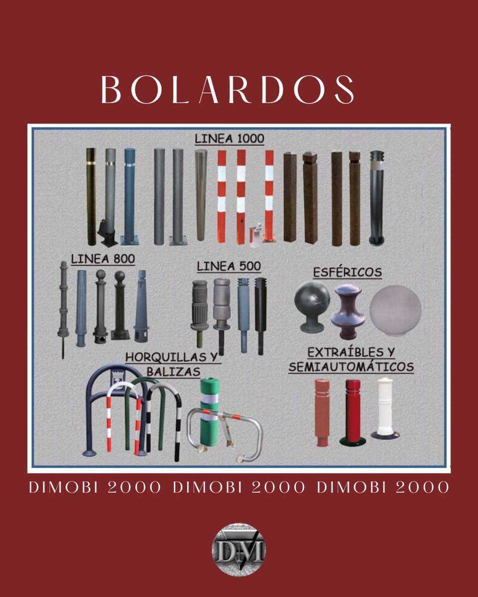 dimobi2000's tweet photo. 🏙️ Bolardos resistentes. Protección vial que refuerza la seguridad en calles y zonas peatonales.

#Bolardos #Guardaceras #MobiliarioUrbano #Señalizacion #Isletas #Parking #Garaje #Urbano #Urban #Ciudad #Madrid #Reciclaje #AdministradorDeFincas #AministradoresDeFincas #CAFmadrid https://t.co/H7dsmVzYLg