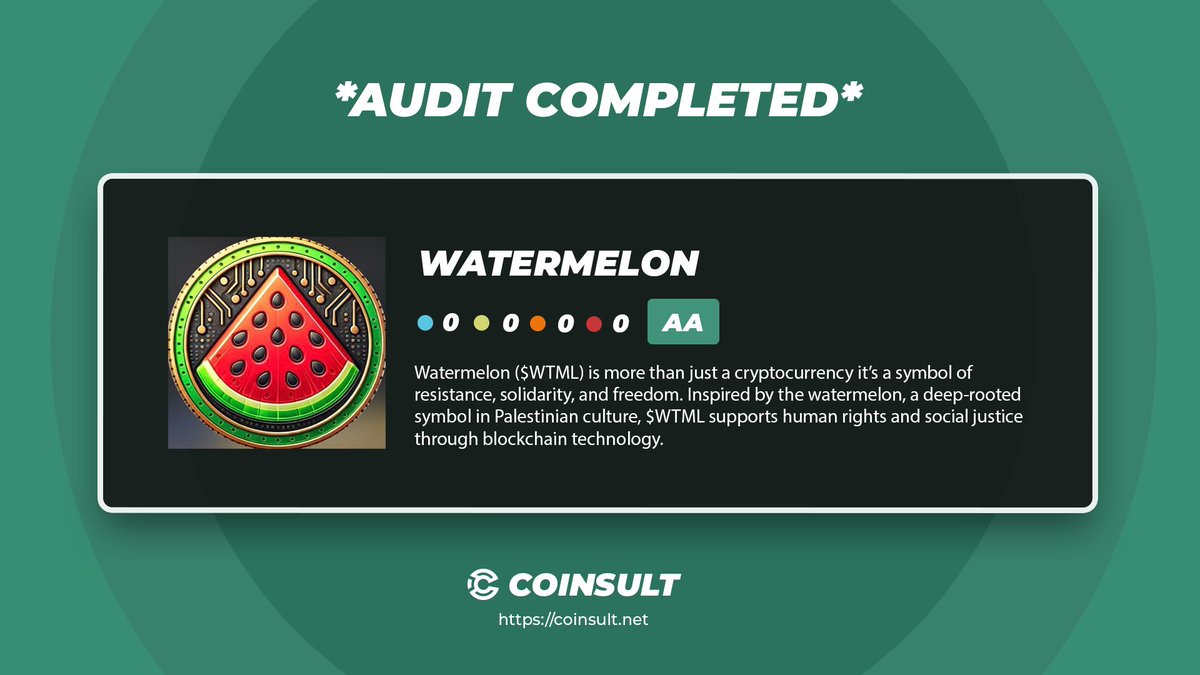 Coinsult - Audits & Development tweet media