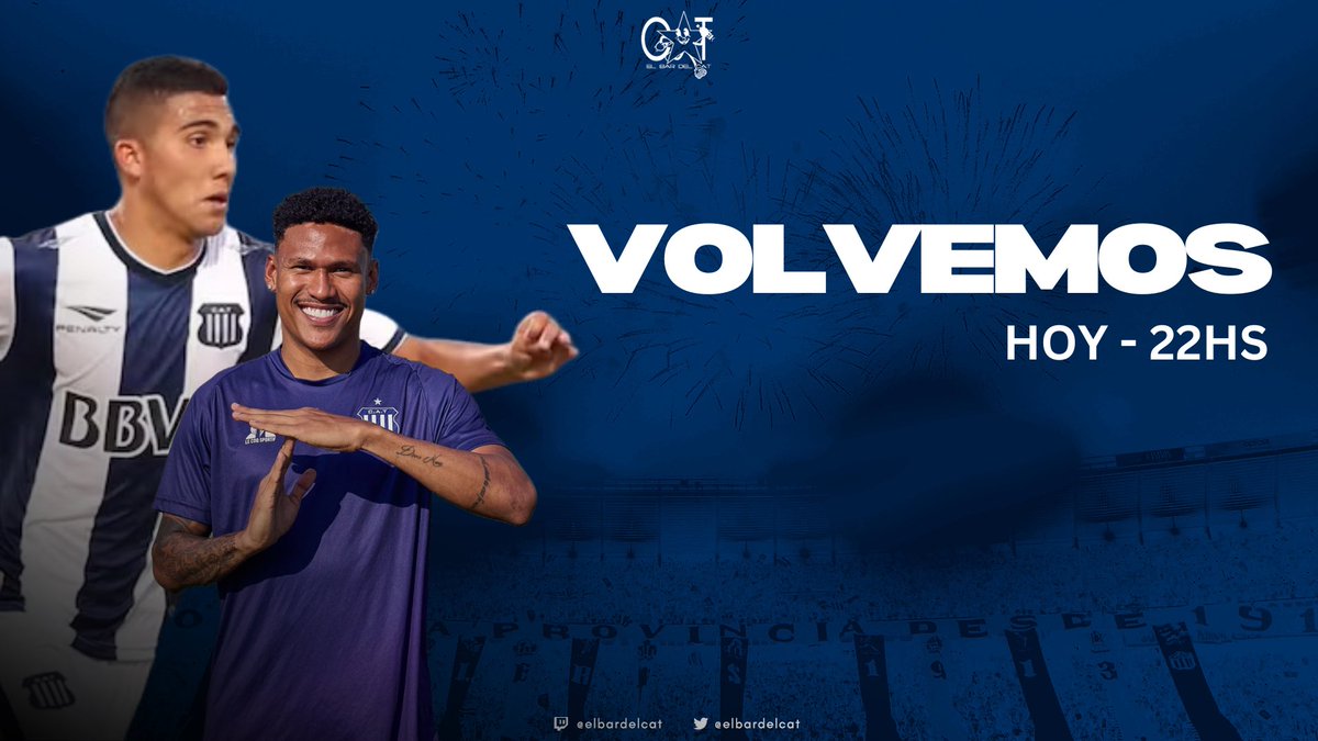 𝗩𝗢𝗟𝗩𝗘𝗠𝗢𝗦. 

HOY, 22hs.

twitch.tv/elbardelcat
kick.com/ElbardelCAT