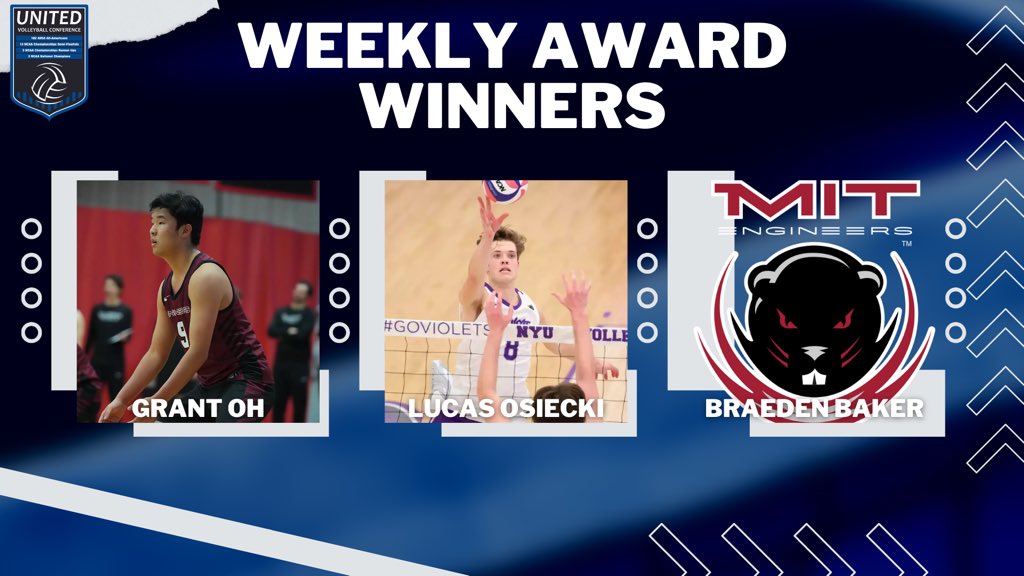 TheUVC's tweet image. United Volleyball Conference Players of the Week - January 20, 2025
theuvc.org/news/2025/1/20…

#UVC #WhyD3