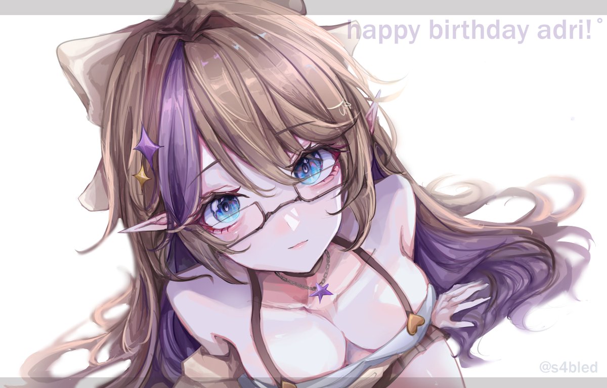 s4bled's tweet image. happy birthday @PossiblyAdri ~!!! i hope i made it in time with this doodle TwT 🤍✨
༘⋆ 🏷
#art #animeart #vartist
