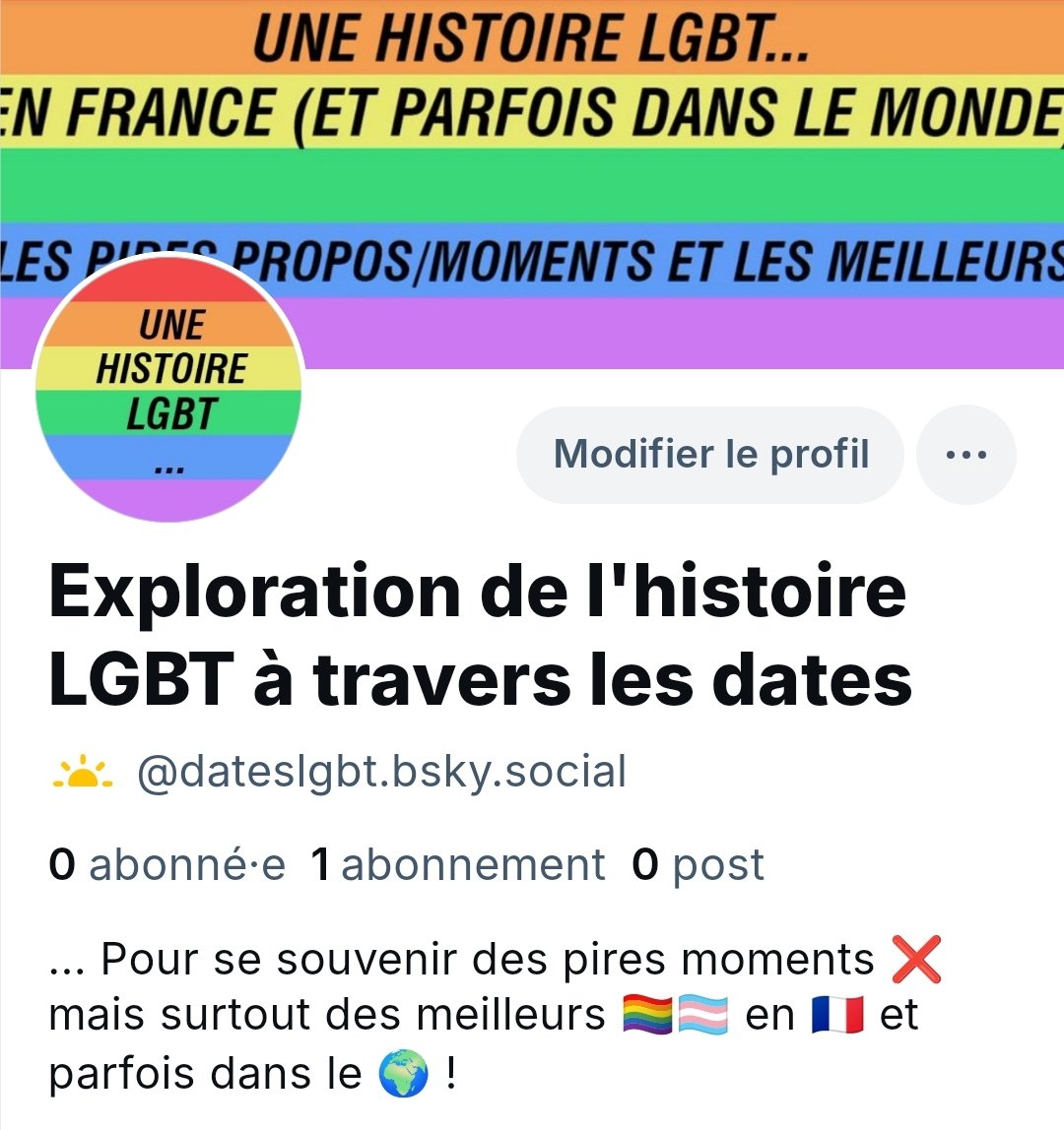 Vous pouvez dès à présent nous suivre sur Bluesky!

#HelloQuitteX #LGBT