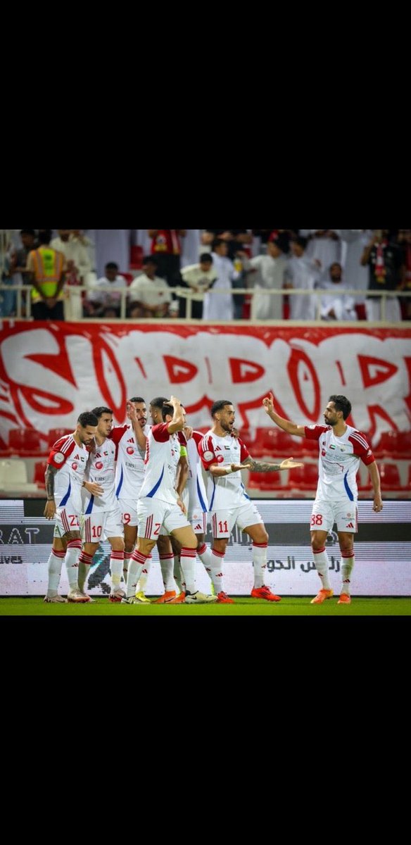 من اجل الشارقة 🤍
من اجل الملك 👑
من اجل الابيض والاحمر ⚪️🔴

#لنواصل_القتال 💪🏻🔥