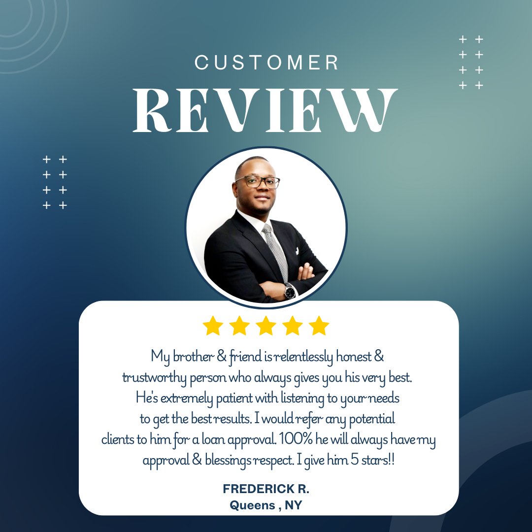 BBMarnel's tweet photo. Always thankful to hear such kind words from a new homeowner.

If you're a future homebuyer or a Realtor looking for mortgage assistance for your clients, please feel free to reach me directly:

Marnel Garcon 
631.949.3623 

#clienttestimonial https://t.co/QIU54sJyPy