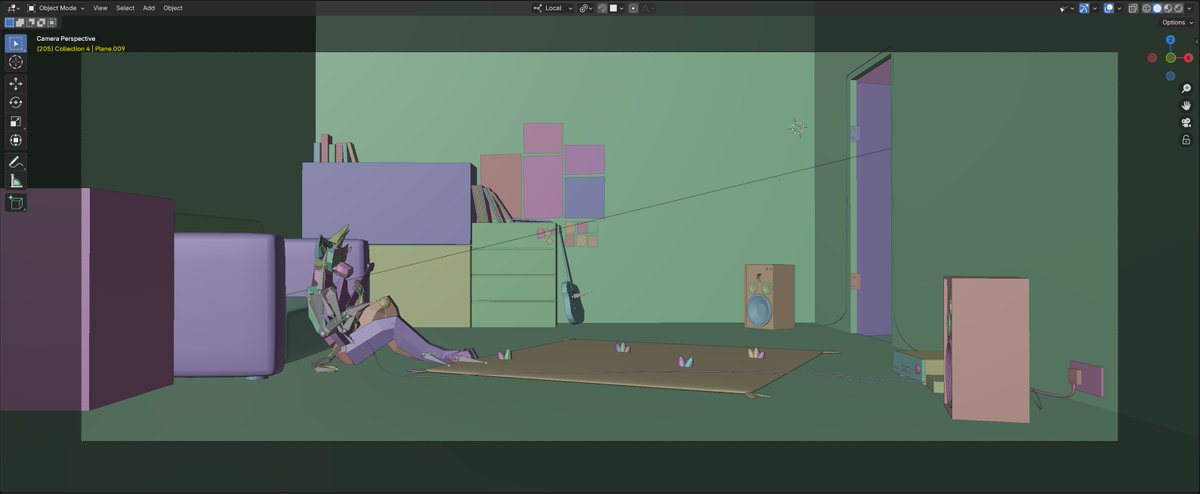 FurryHalcyon's tweet photo. also some lil behind the scenes :3
Outlines are (currently) all live modifier objects, and their colours are set mostly during compositing. Brooke's shadowing is all in compositing https://t.co/FJ3PgNeb9a