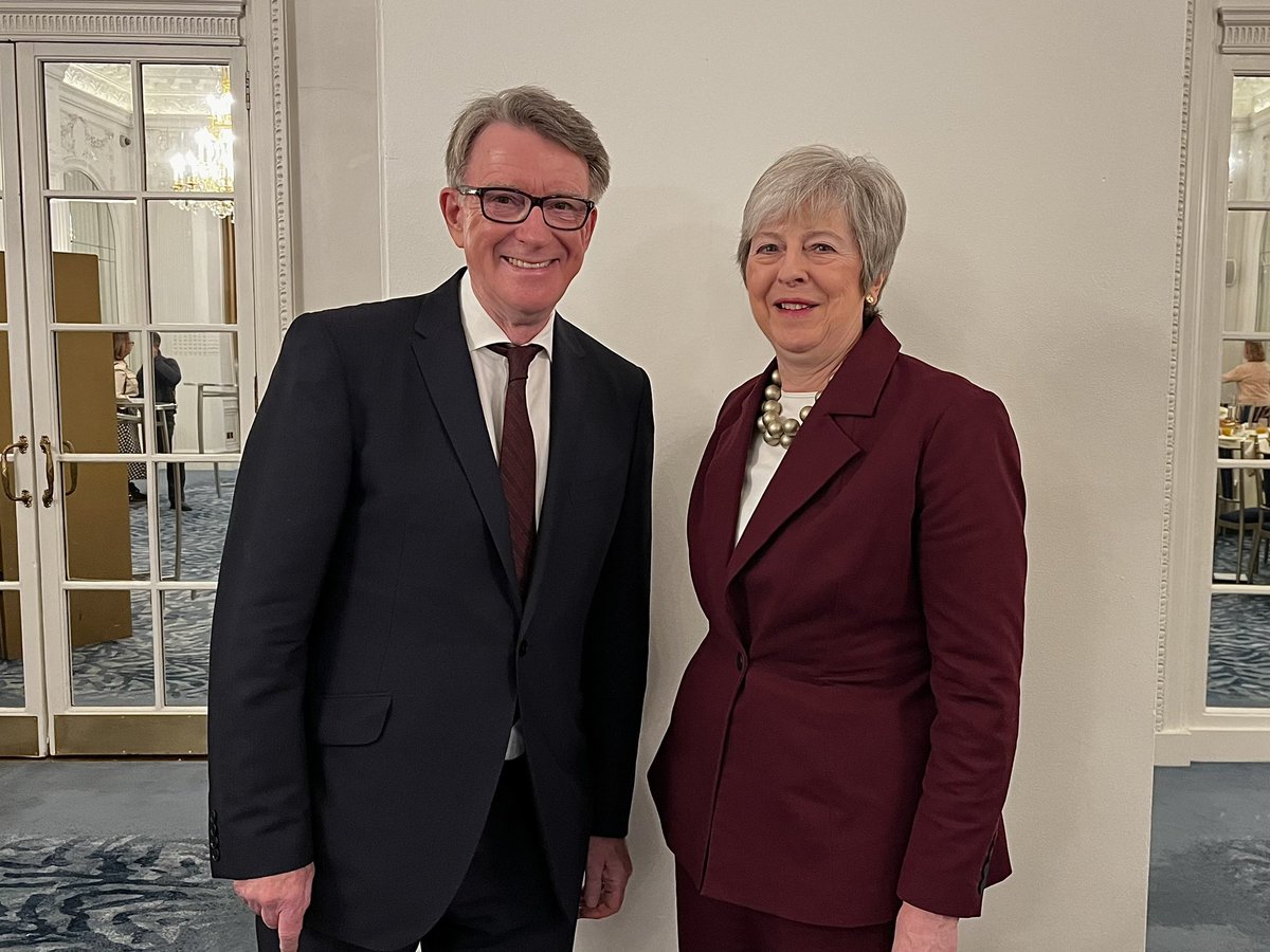 We were delighted to welcome Lord Mandelson to speak to Atlantic Partnership about his new role as our Ambassador to the United States. The US-UK relationship remains important for both countries 🇬🇧 🇺🇸
