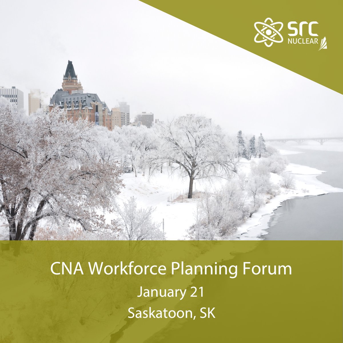 We're participating in a panel to share insight on developing a robust team to bring a microreactor to Saskatchewan and the role that collaboration plays in the process at the <a href="/CanadaNuclear/">Canadian Nuclear Association</a> Workforce Planning Forum in Saskatoon on Jan. 21.

Learn more: src.nu/4g8WEoh.