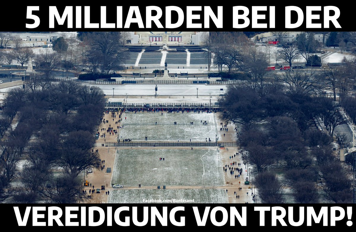 Milliarden bei #Trump-Vereidigung!!!