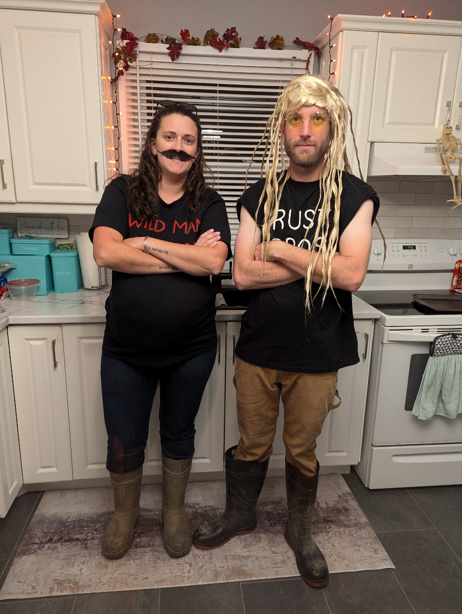 RustBros_Restos's tweet image. Here’s a throwback to Halloween! We asked you to share your Rust Bros costumes, and this one deserves a spotlight! The attention to detail is incredible—an absolute winner! @WildmanGarage 

#rustbros #rustvalleyrestorers #mikehall #wildmangarage #carrestoration #funny #halloween