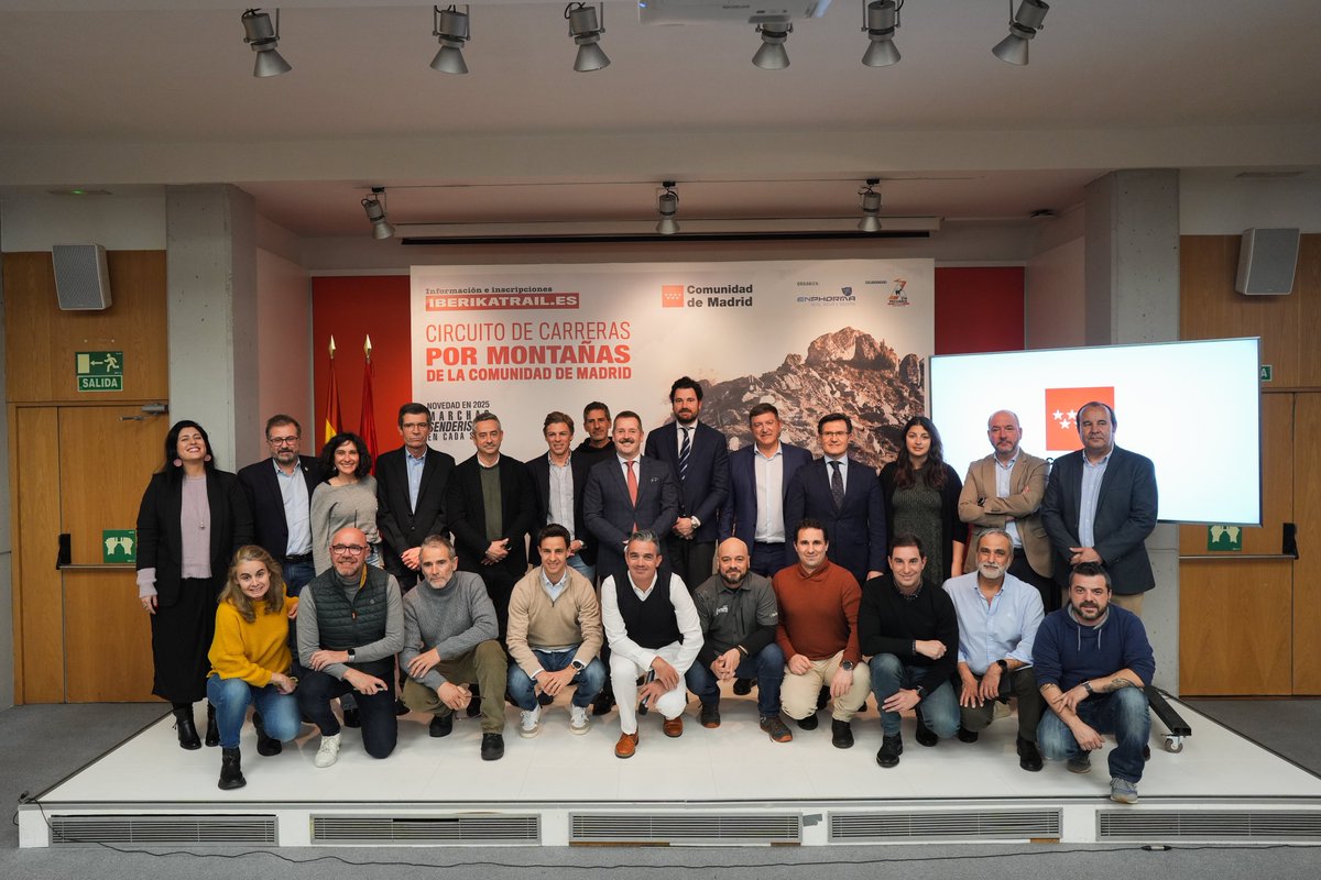La <a href="/ComunidadMadrid/">Comunidad de Madrid</a> trabaja los valores del deporte y es garantía de excelencia deportiva. 

Hoy presentamos la quinta edición del circuito de carreras de montaña #IberikaTrail7, que fusiona deporte, turismo, patrimonio y naturaleza.

Gracias a todos por hacerlo posible.