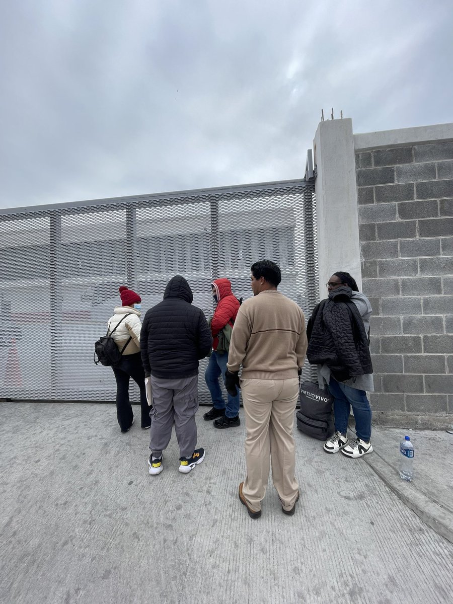 Total devastation among migrants in Piedras Negras whose asylum appointments were canceled today. Some are sending tearful voice messages to family back home; others don’t dare tell them the bad news yet. Many are just sitting on the sidewalk or leaning against walls, shocked and