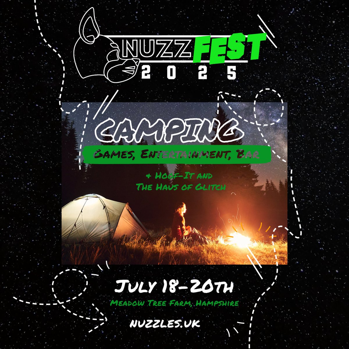 Nuzzles... over a long weekend... with camping, live entertainment, a bar, food, and the chance to let your inner pup roam a massive woodland...? 

Oh go on then! NuzzFest tickets are on sale now - check out the options! 

nuzzles.uk/event/nuzzfest…