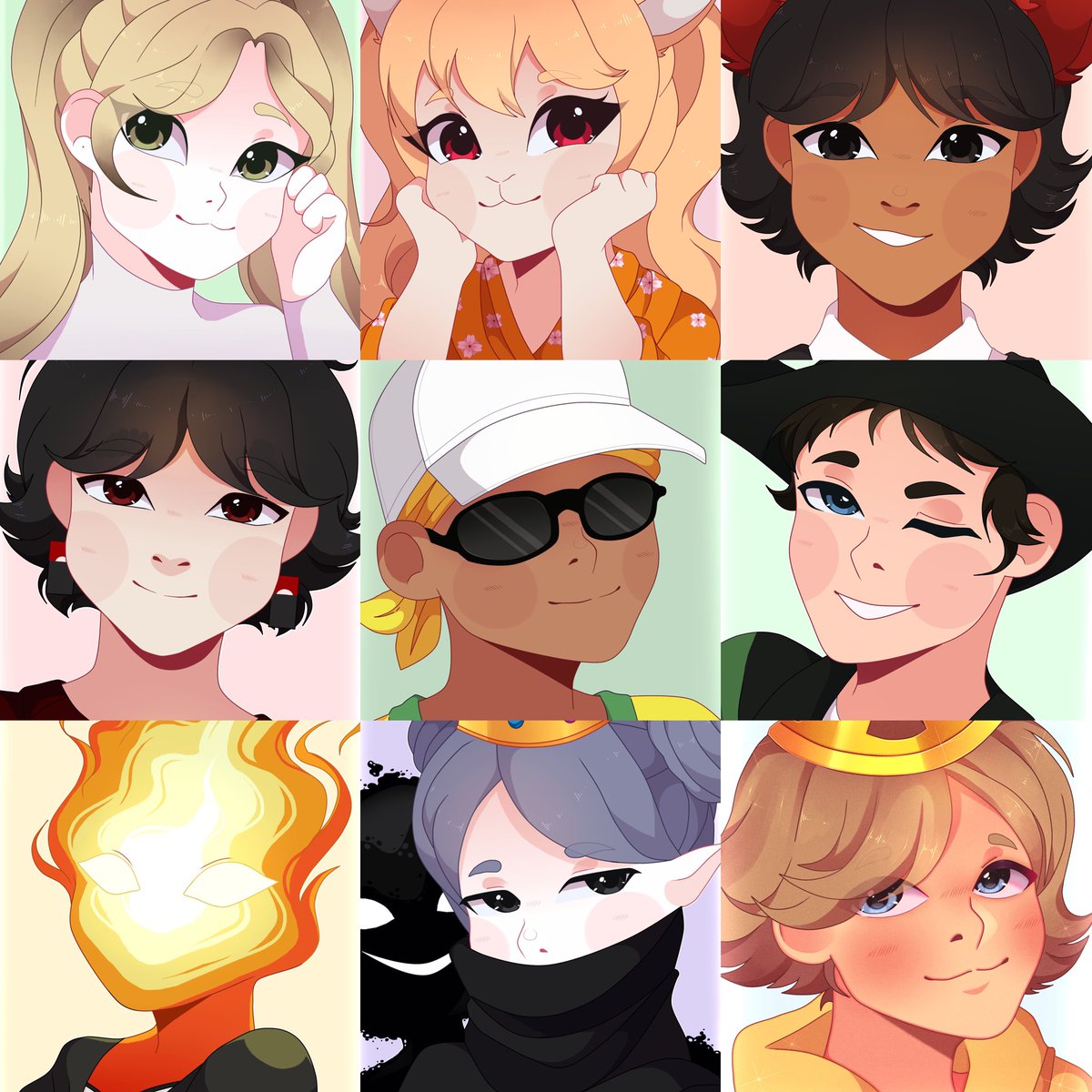 ModHabblet's tweet image. Equipe da #ModeraçãoHabblet 2025 e nosso agregado Cesar nas mãos do talentosíssimo @Reeh_draws 🙃 Agradecemos pela arte! 💝