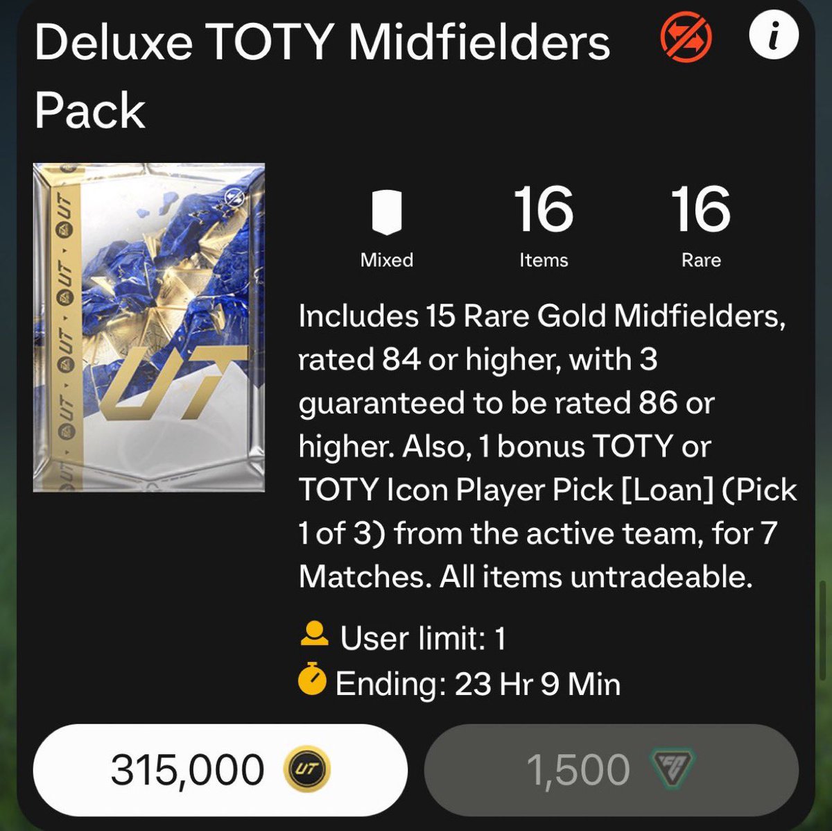 Going to buy some of you this pack

- Like ❤️
- Comment Console
- Follow <a href="/FUTLaboratory/">FUT Laboratory - WEEKEND LEAGUE BOOSTING</a> 

🔵 Good Luck!

Winner will be DMed, so please have your DMs open! If you DM us and you win we will redraw picking up to 🔟 winners tonight 🤝

#FC25 #TOTY #Giveaway