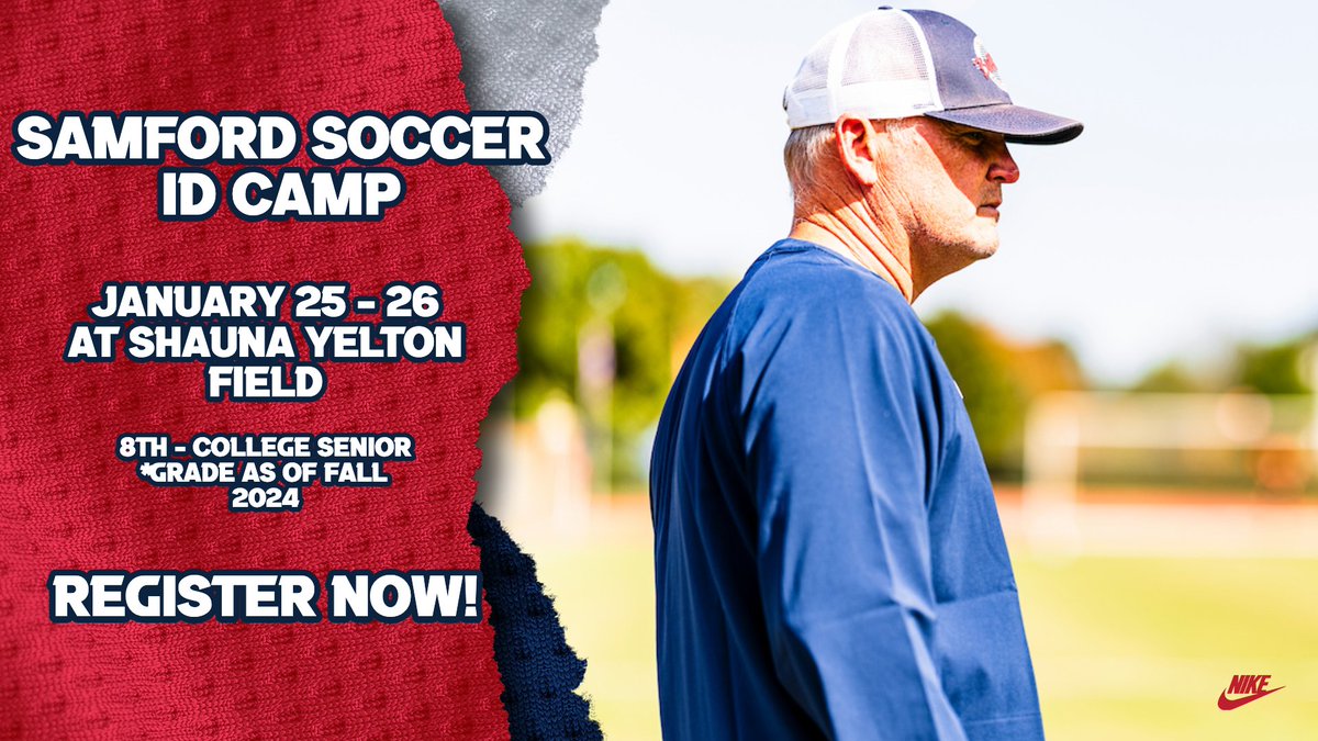 SamfordSoccer's tweet image. Our Winter ID Camp is less than a week awayโผ๏ธ
Register here: bulldogsoccercamp.com
#DogDynasty | #AllForSAMford