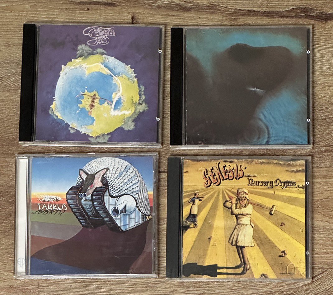 primarily_prog's tweet image. Back to 1971 for tonight’s listening .. 
#fragile
#meddle
#tarkus
#nurserycryme
