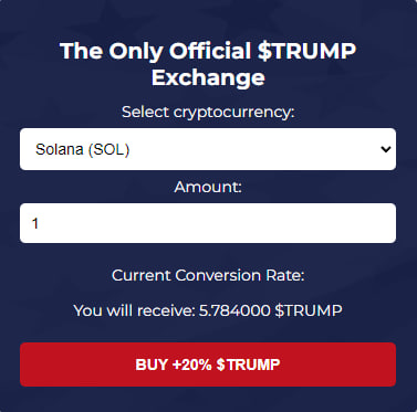 DillonGregory02's tweet photo. @Mrcryptoxwhale At https://t.co/TQ0Lt2vCCx, you can buy 20% more $TRUMP for each $SOLANA than on other exchanges, and later sell it on Bybit or OKX for a higher price of 1.2 $SOLANA. https://t.co/j7blCNXwQ8