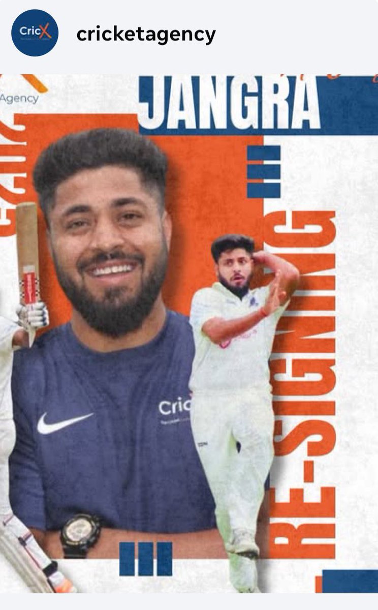 We are delighted that Mohit Jangra will be playing at Highfield again this season.

All rounder Mohit had a prolific 2024 season, taking 73 wickets &amp; scoring 685 runs including two centuries. His explosive contributions with bat &amp; ball, made him a great watch for our supporters.