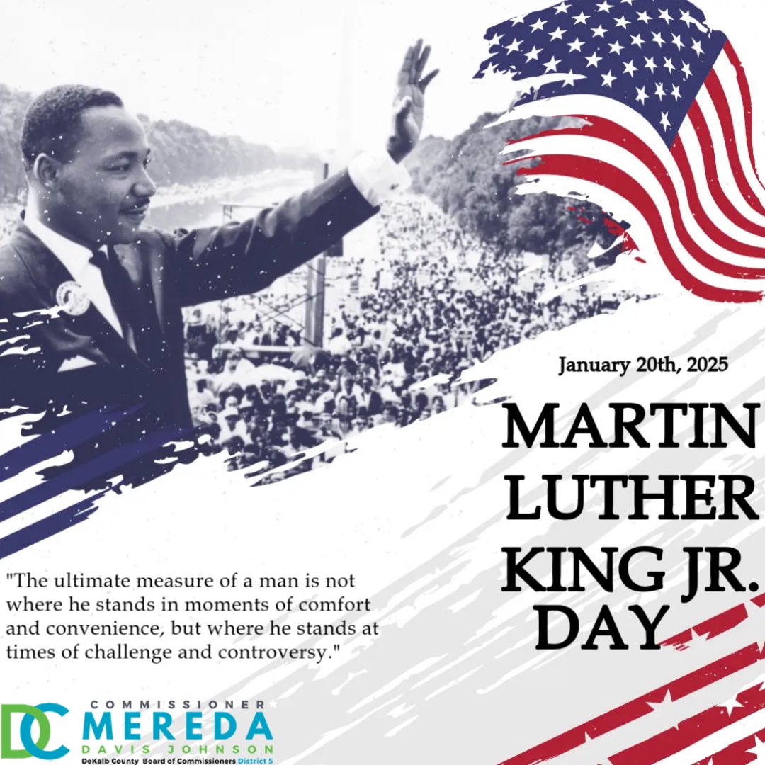 Today, we honor Dr. Martin Luther King Jr., a champion for justice, equality, and peace. His dream inspires us to build unified communities. Let’s keep his contue to keep his vision alive through service. 🙏🏿 #MLKDay